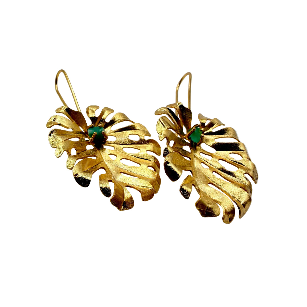 Tropical Emerald earrings
