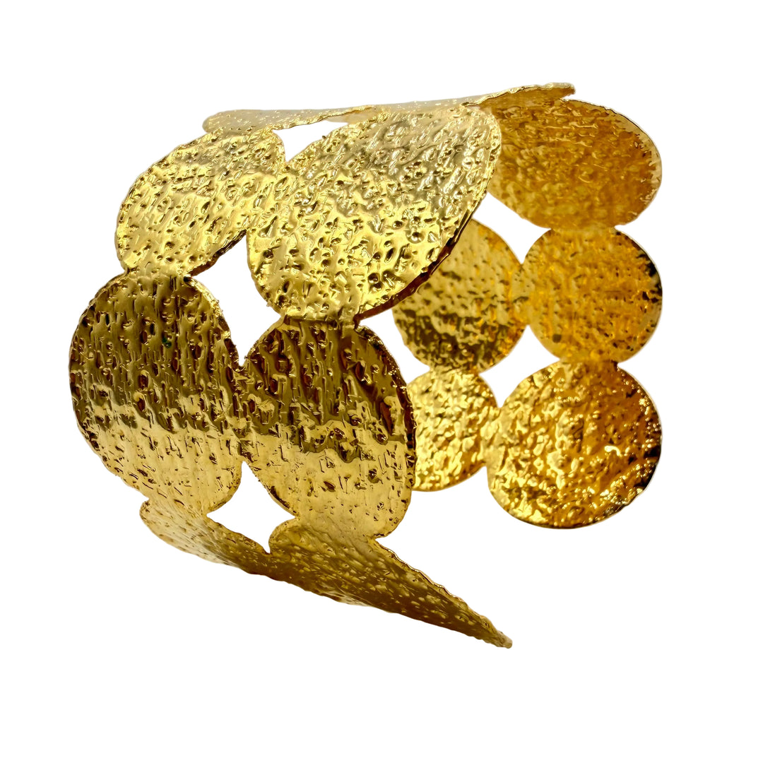 Golden mosaic bracelet