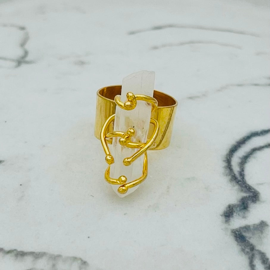 Cristal Quartz Ring