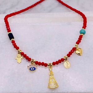 Red Virgen Necklace