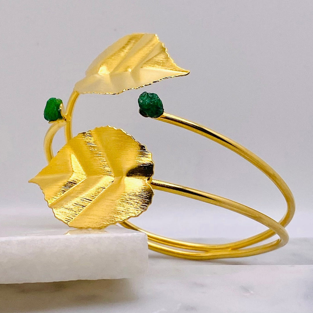 Esmeralda Leaf Cuff