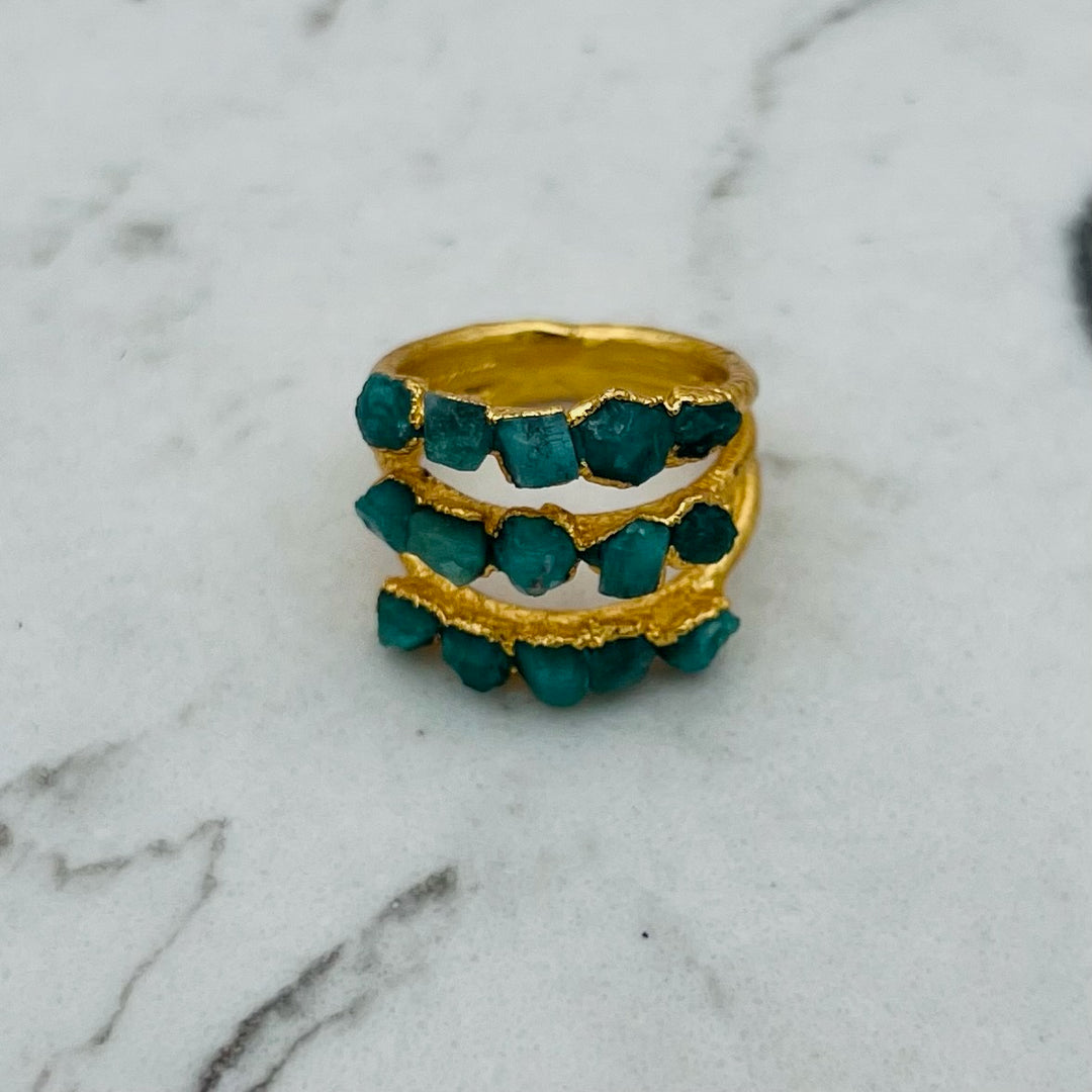 Esmeralda Trio Ring