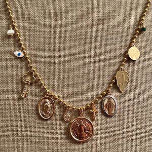 Cross and Virgins Necklaces