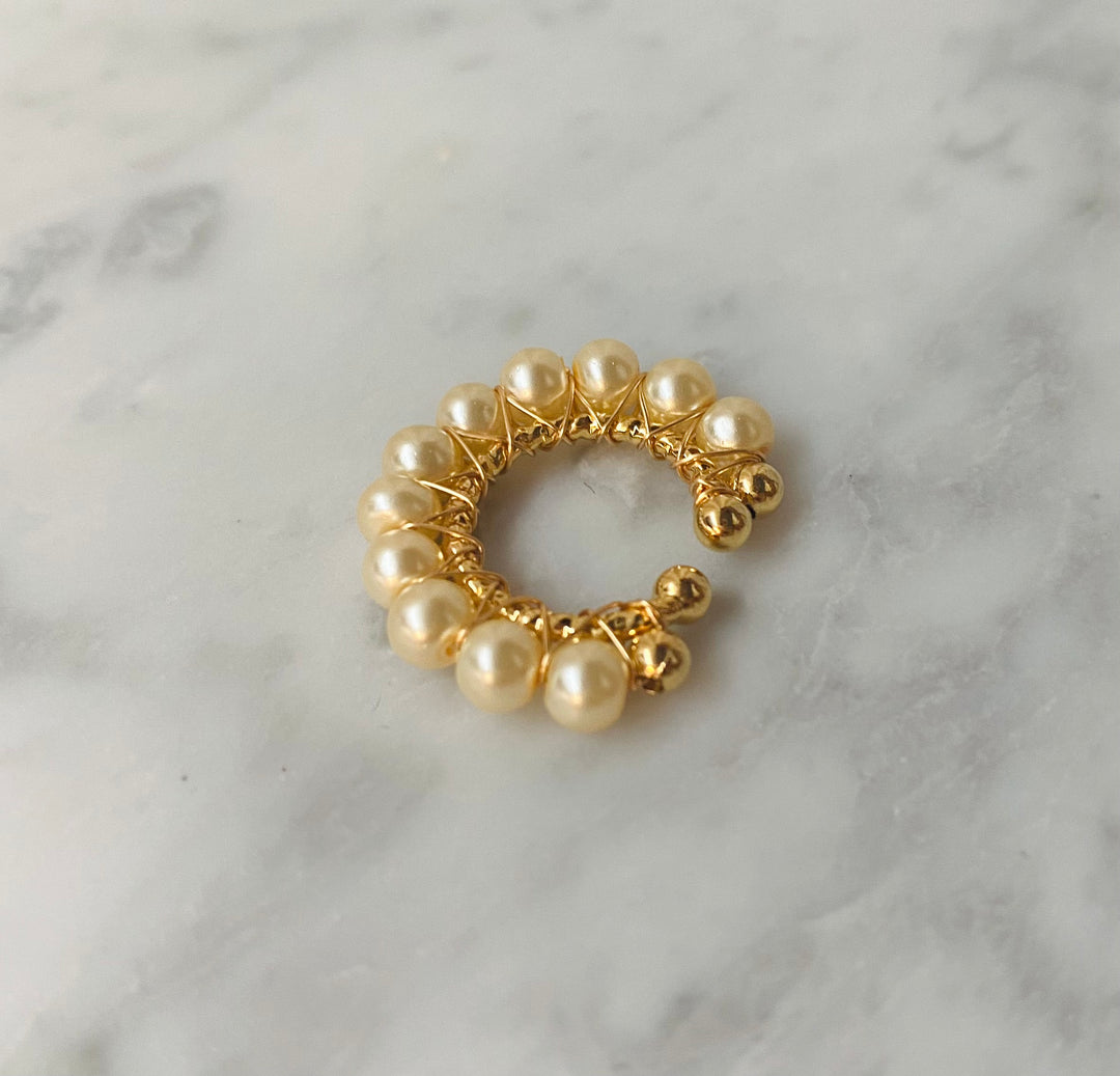 Perla Tejido Earcuff