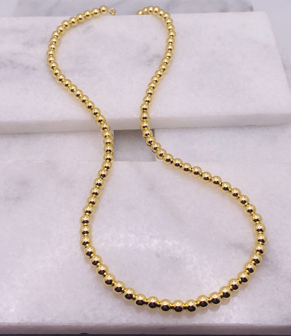 Gold Bubbles Necklace