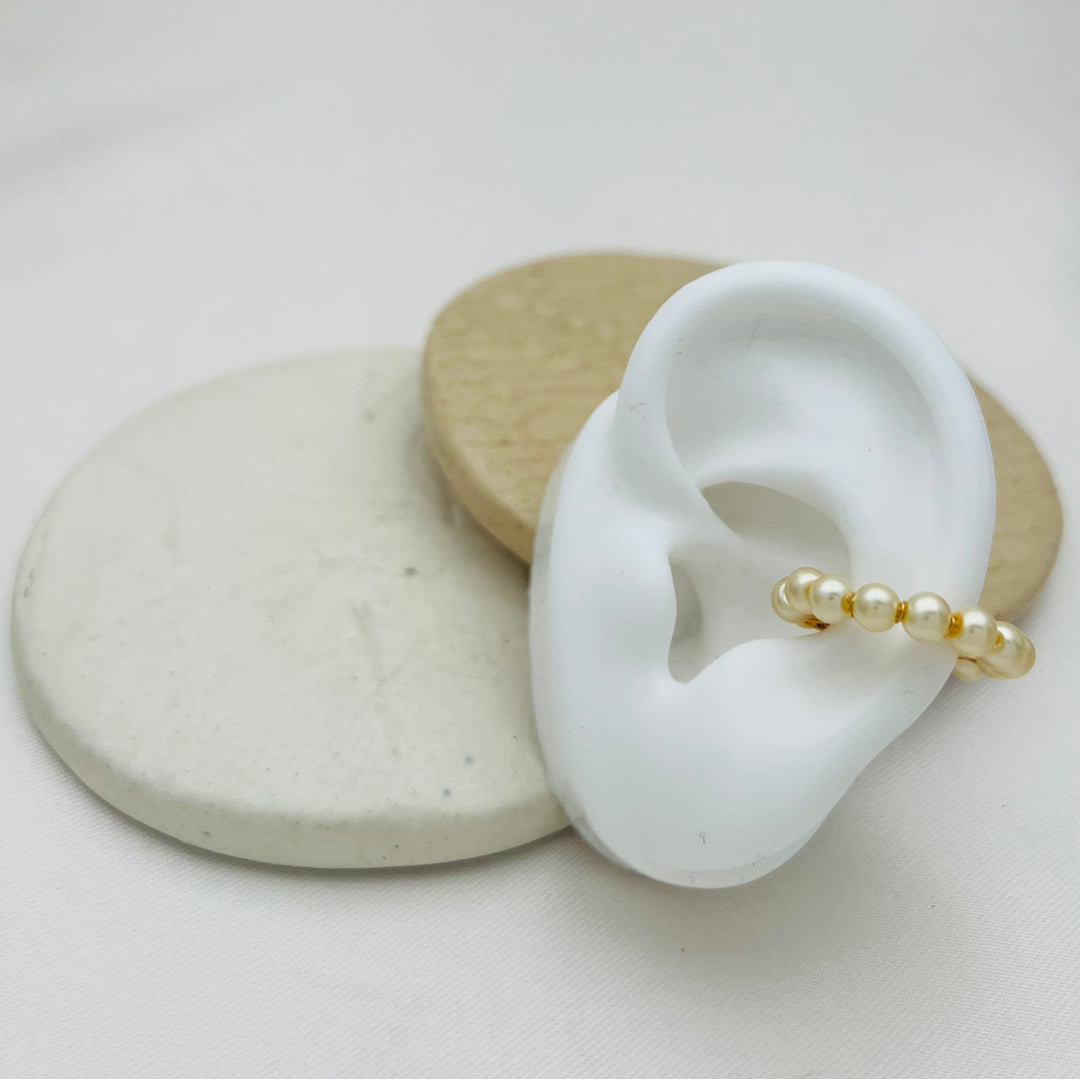 Perla Tejido Earcuff