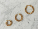 Champagne Large Hoops