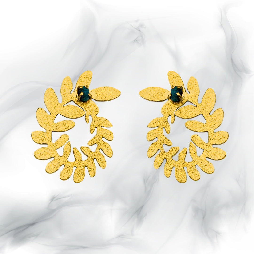 Grecia Esmeralda Earrings