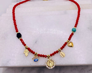 Saint Red Necklace