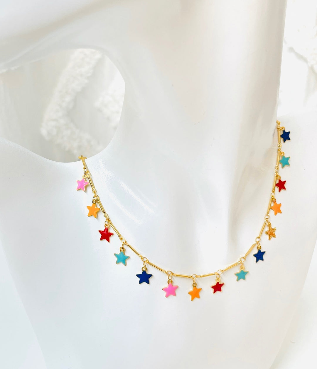 Rainbow Star Necklace