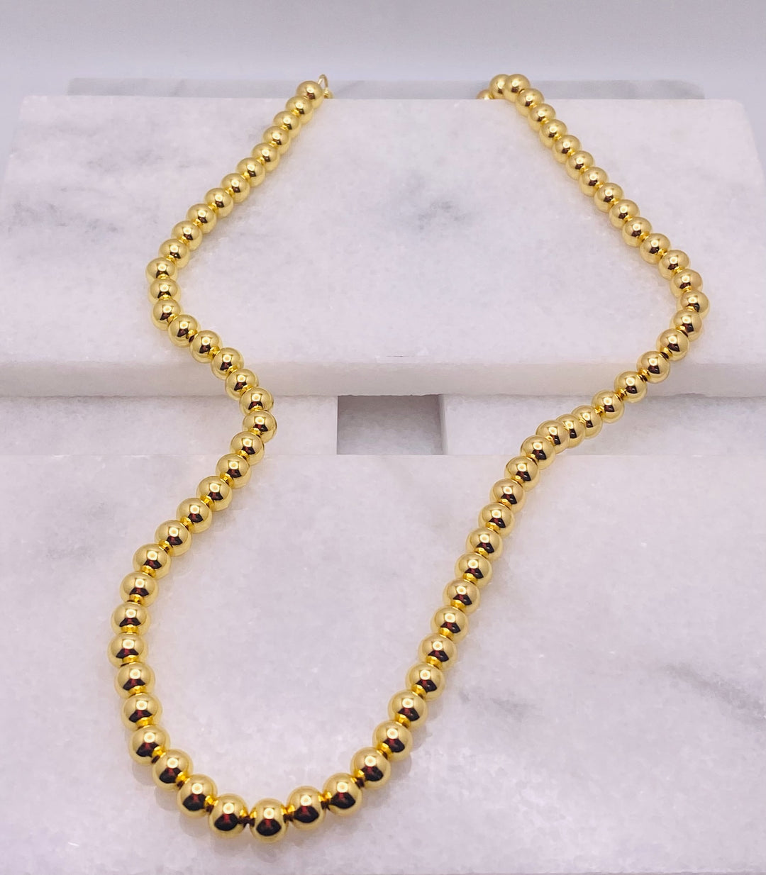 Gold Bubbles L Necklace