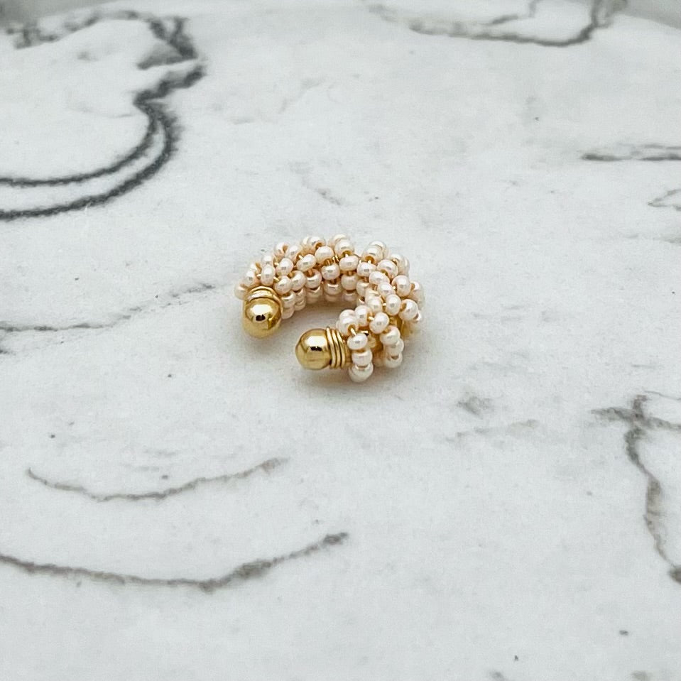 Crème Tejido Earcuff