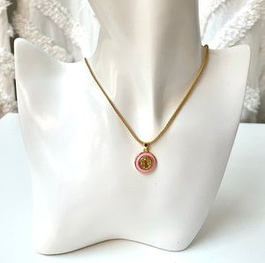 Pink Virgin Necklace