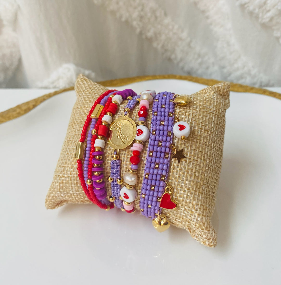 Red & Purple Bracelet