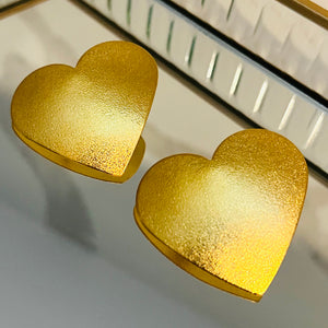 Love Golden Studs Earrings