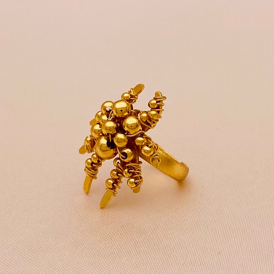 Spider Gold Ring