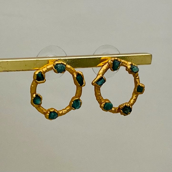Corona Esmeralda Earrings