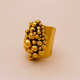Bubbles Gold Ring