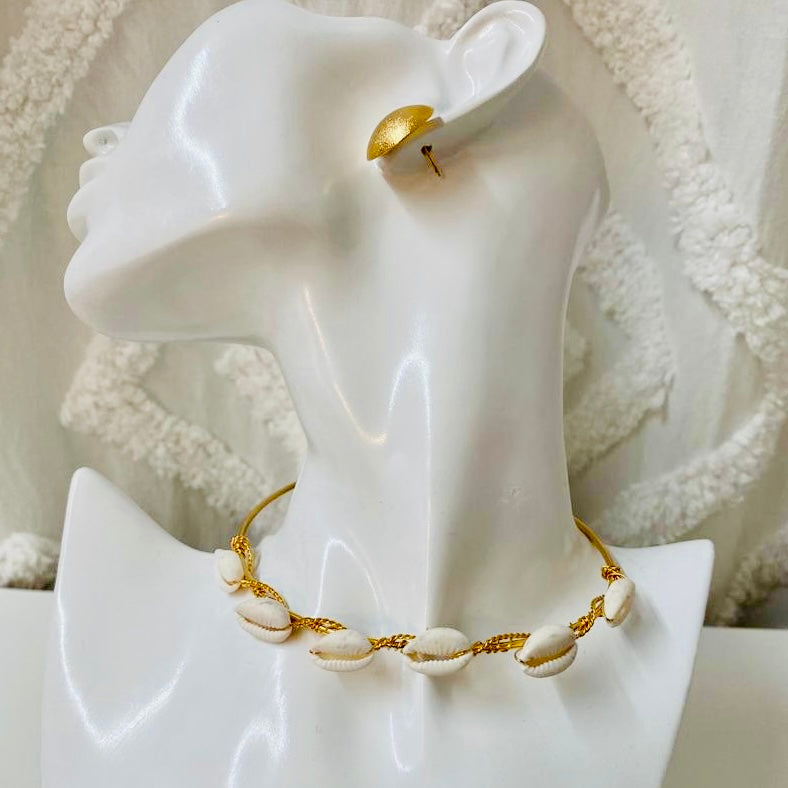 Gold Caracol Choker