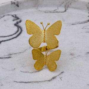 Butterfly Twins Ring