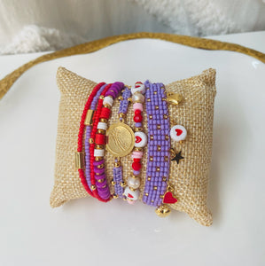 Red & Purple Bracelet