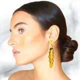 Leaf Esmeralda Earring