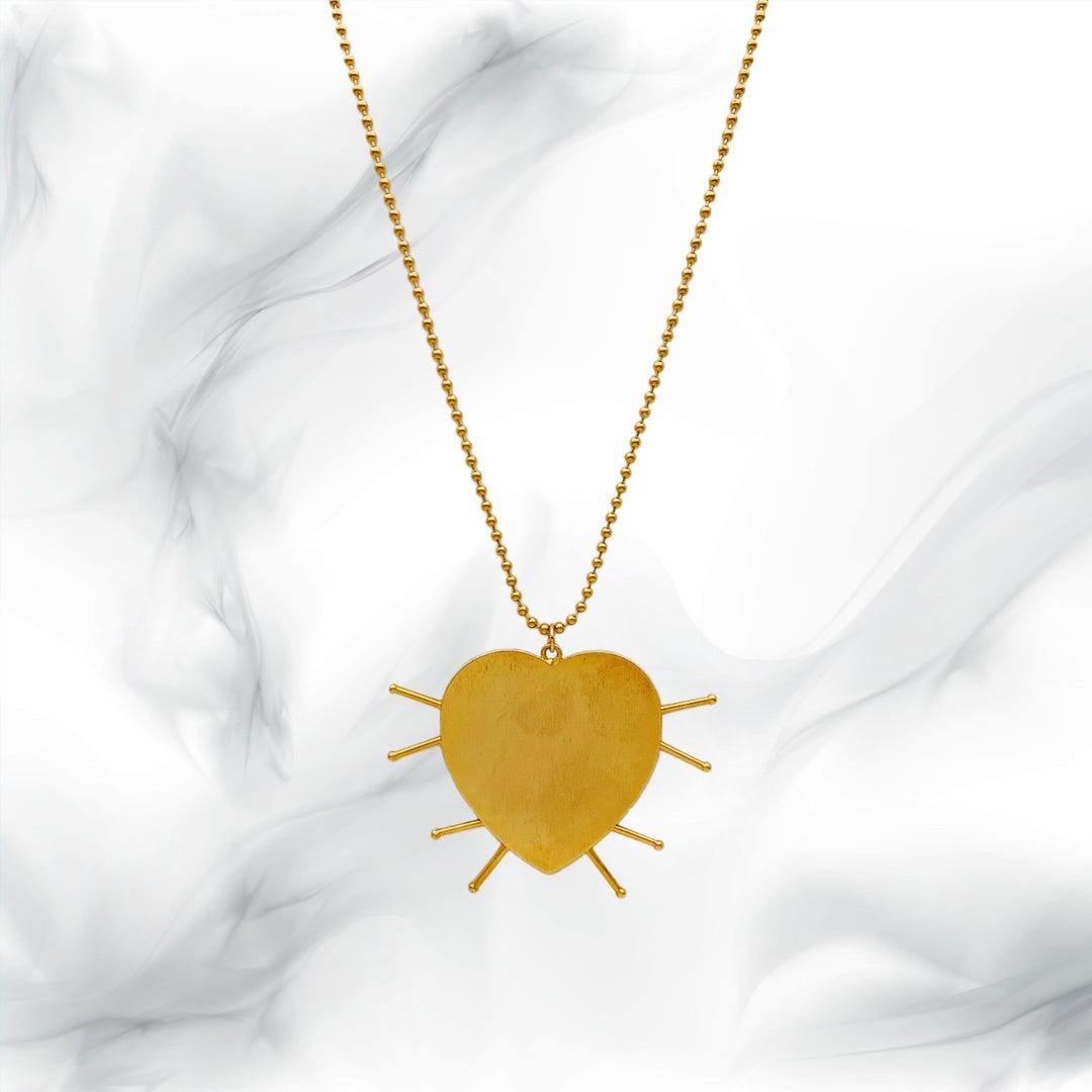 Spike Heart Necklace